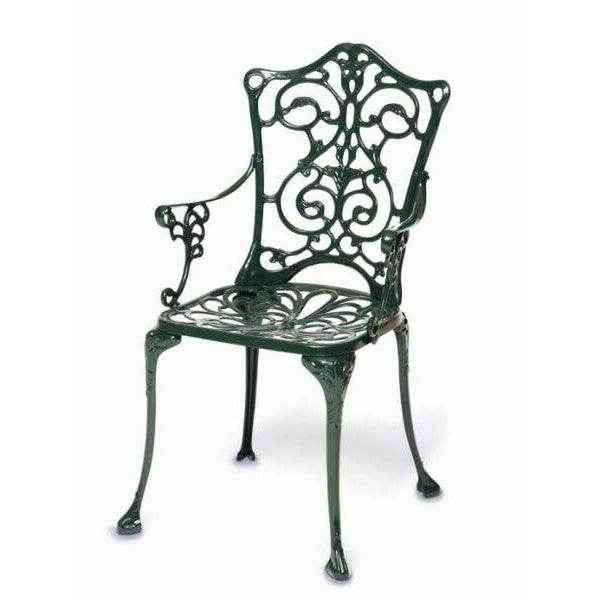 Bistroset Sitzgruppe LUGANO 3-teilig, Aluguss dunkelgrün