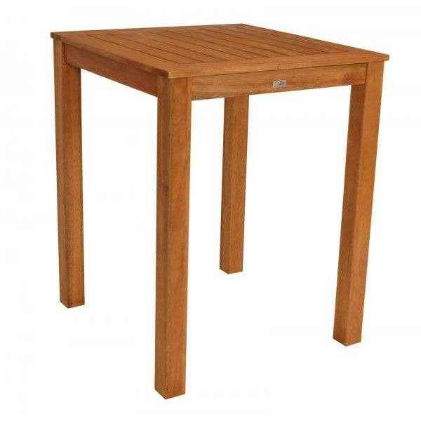 Bartisch KIMBERLEY 80x80x100cm, Eukalyptus geölt