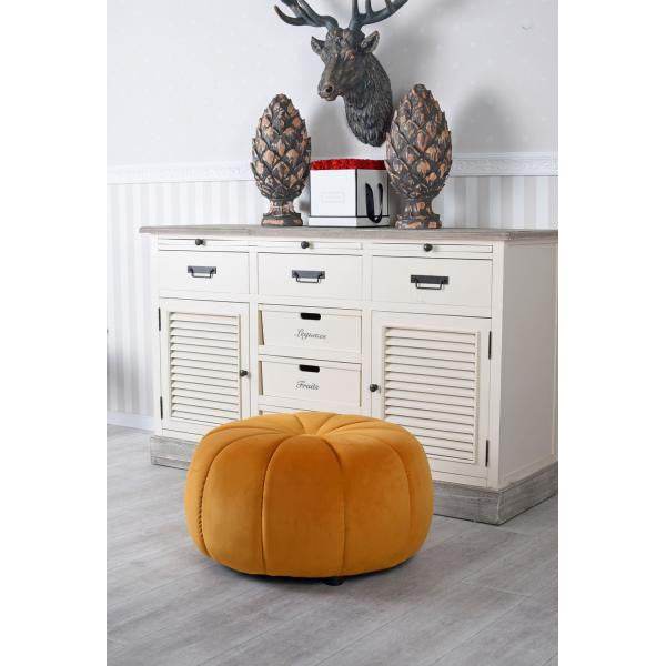 SITZHOCKER POUF SAM SITZKISSEN SITZBANK BOUDOIR - Palo24