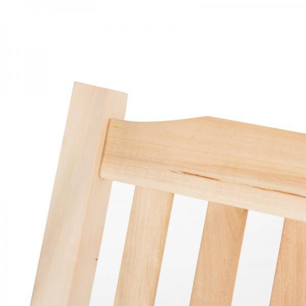 Gartenschaukel für 2 Personen Schaukelbank Hängebank Massivholz Patio Terrasse Hinterhof Natur - Palo24