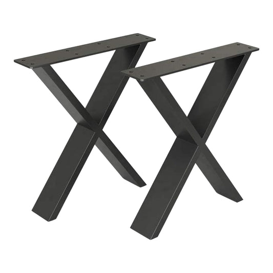Tischgestell Maribo für Sitzbänke Couchtische Schwarz 42x40cm