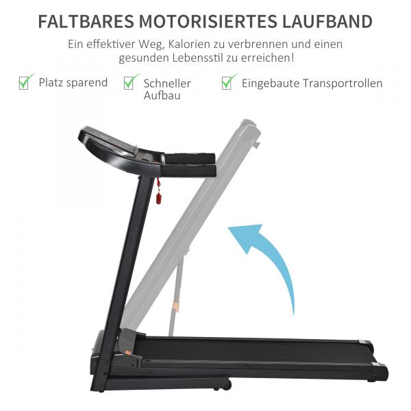 Elektrisches Laufband faltbar mit LED-Anzeige