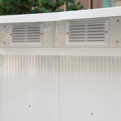 Gerätehaus Gartenhaus Geräteschuppen Dunkelgrün - Palo24