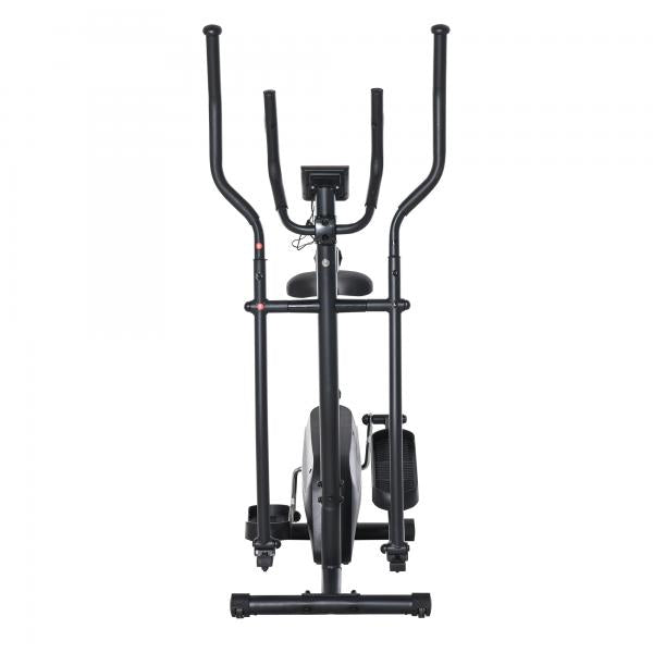 Heimtrainer mit LCD-Anzeige Schwarz 103 cm x 62 cm x 151 cm