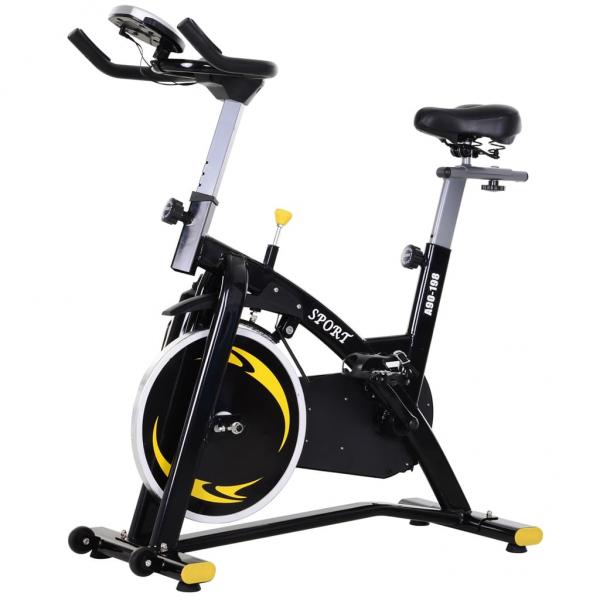 Fahrradtrainer Heimtrainer Fitnessfahrrad Stufenloser Magnetwiderstand Stahl