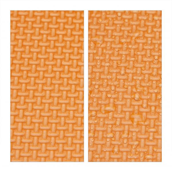 18-tlg. Puzzlematte Herz Orange