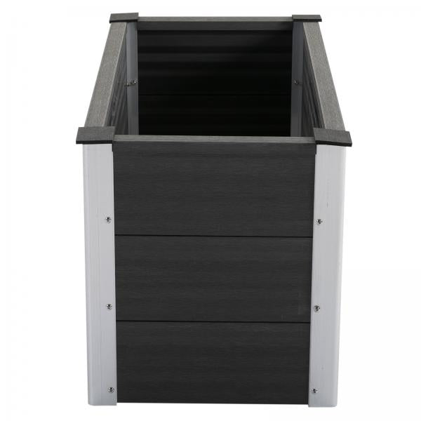 Pflanzkasten Blumenkübel Blumenkasten WPC + Aluminium - Palo24