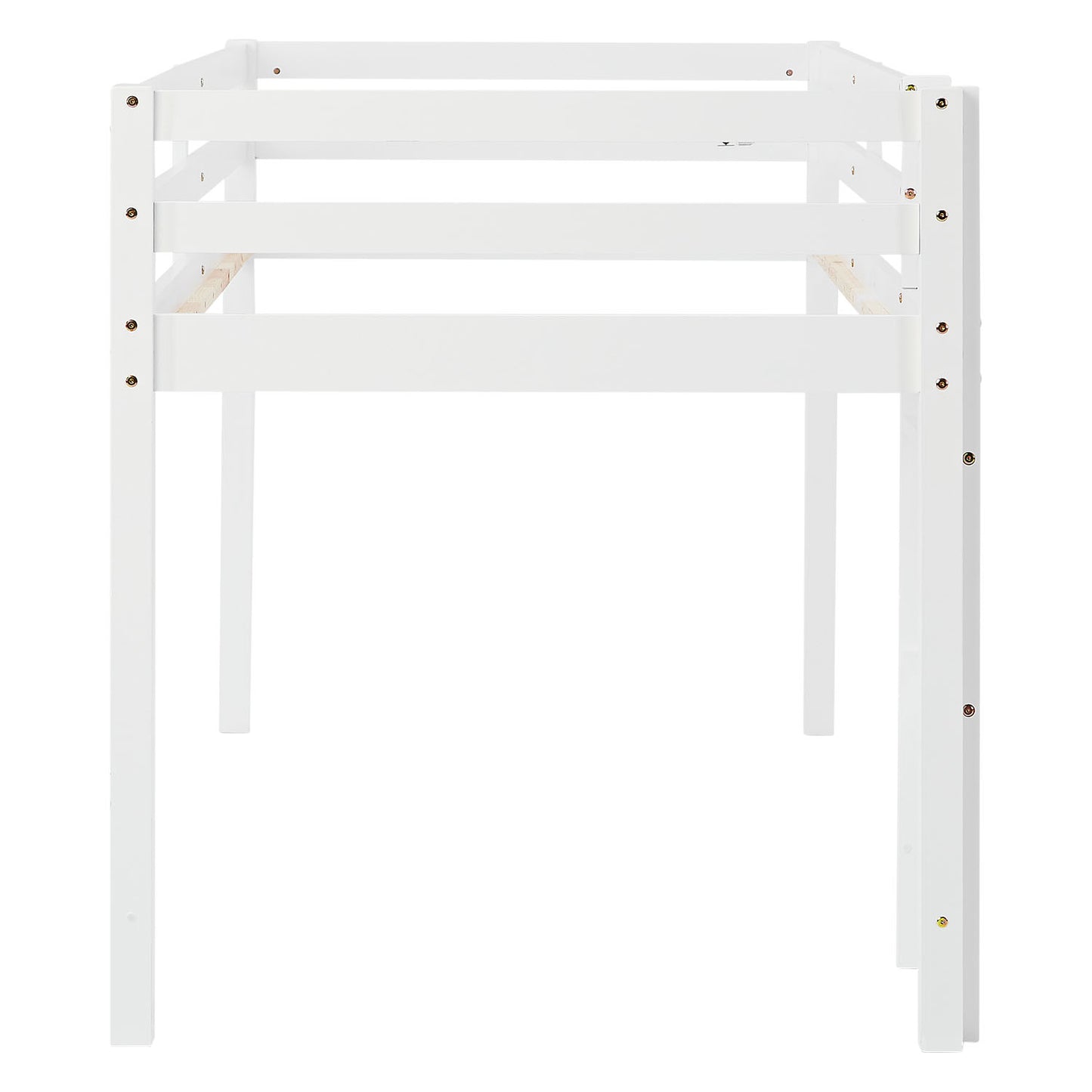 Lit mezzanine lit ludique lit enfant échelle pin blanc 90x200 lit jeunesse massif