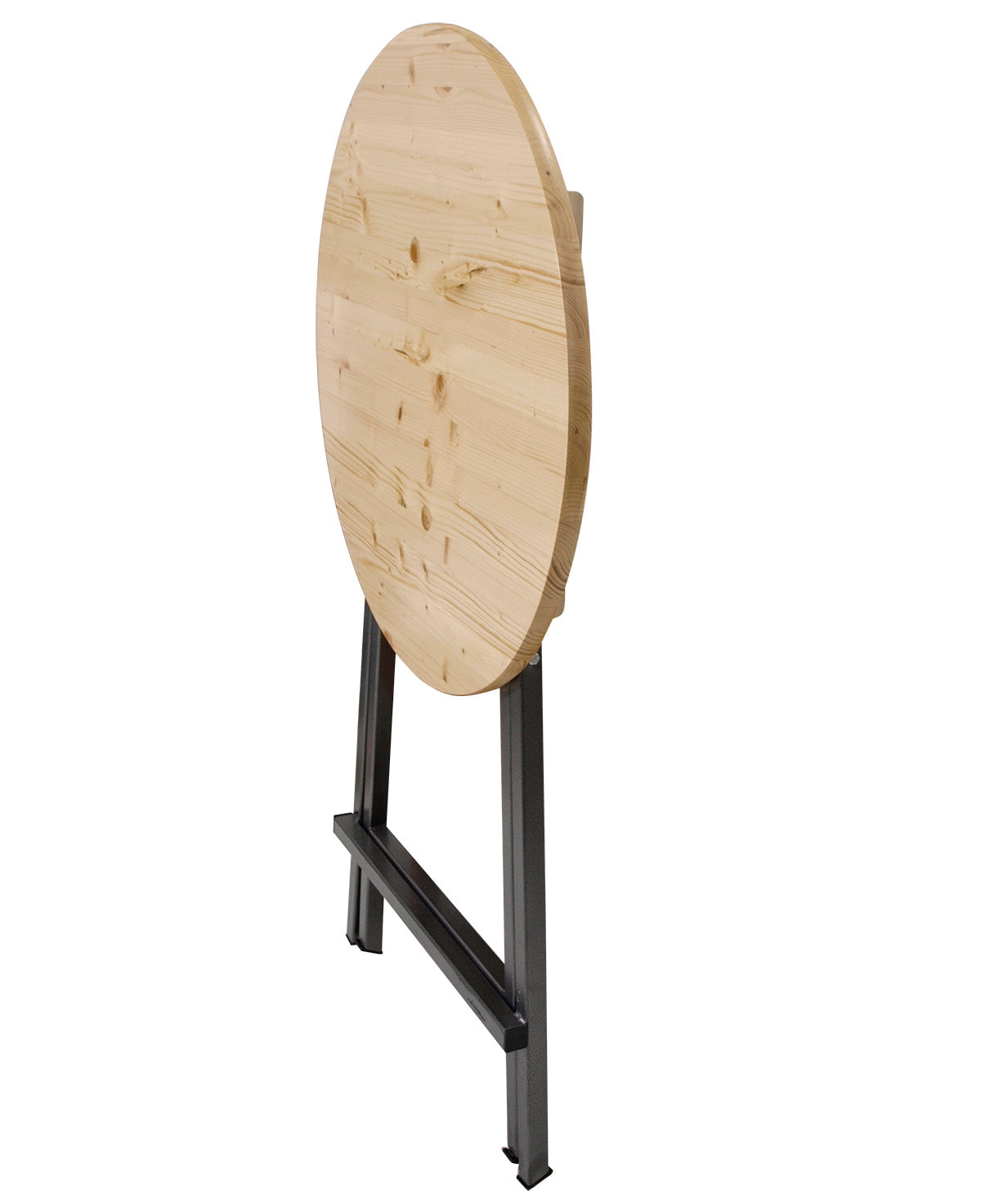 Stehtisch ZÜRICH 78cm klappbar, Metall + Holz lackiert