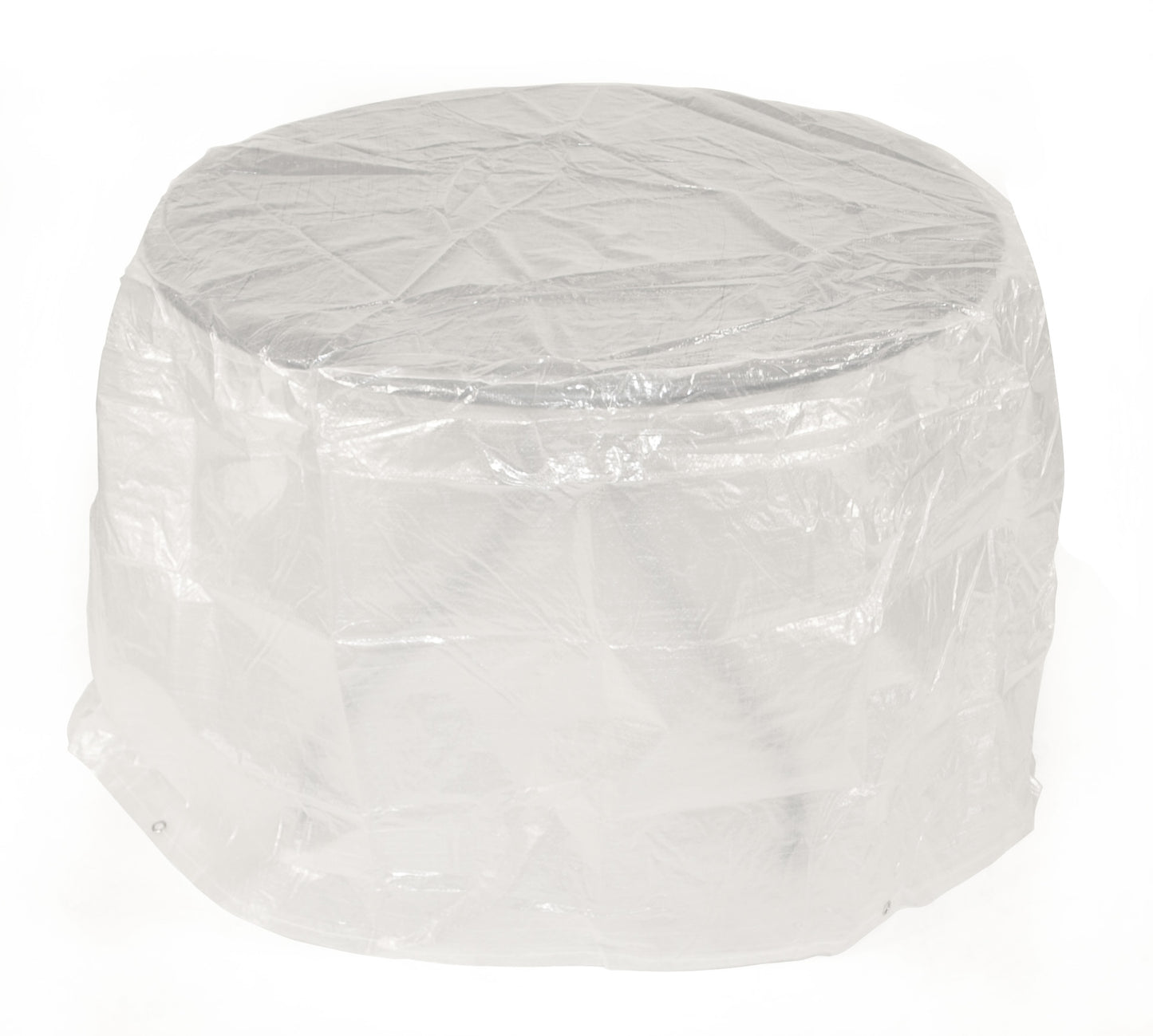 Nappe de table 70x70cm ronde, PE transparent