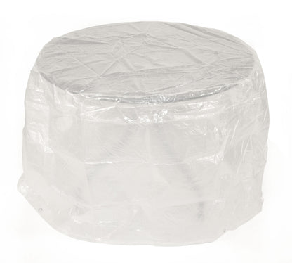 Nappe de table 70x70cm ronde, PE transparent