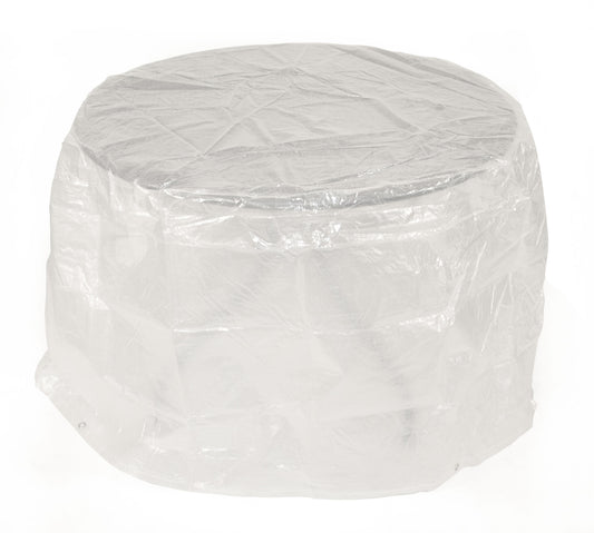 Nappe de table 70x70cm ronde, PE transparent