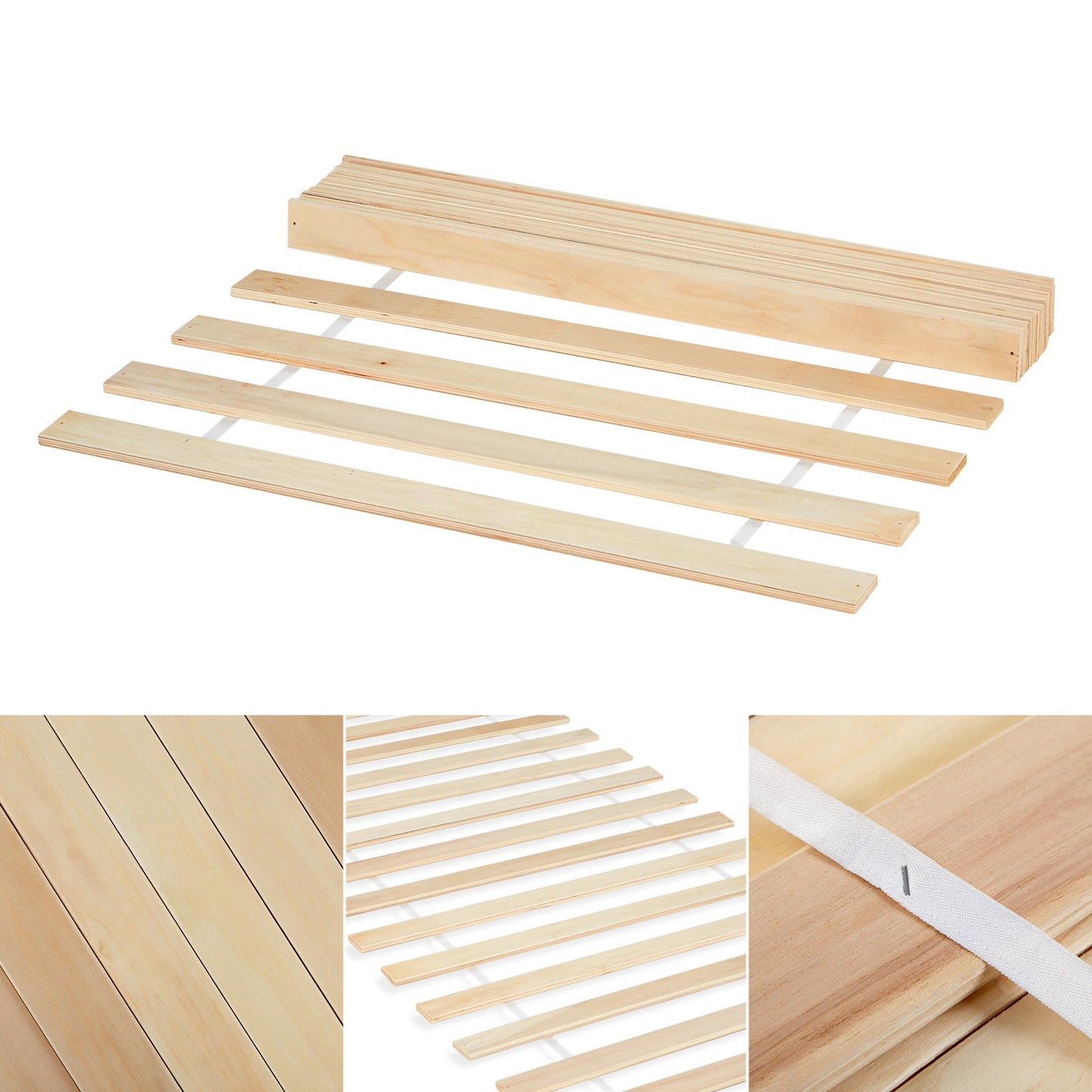 Lattenrost 90x200 Rollrost Holz Kiefer Massiv Rolllattenrost 16 Latten