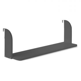 Einhängeregal Hängeregal Regal für Hochbett Kinder Grau Holz 1 Ablage