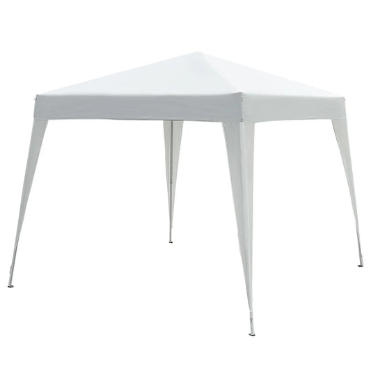Outsunny® pavillon pliant pavillon 3x3m tente pliante tente de fête tente de jardin popup blanc