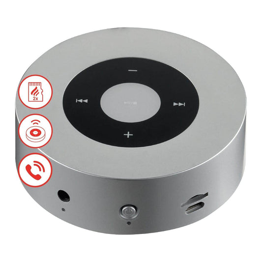 KAMINIO Knister Lautsprecher MORITZ - Soundbox Bluetooth Silber - Palo24