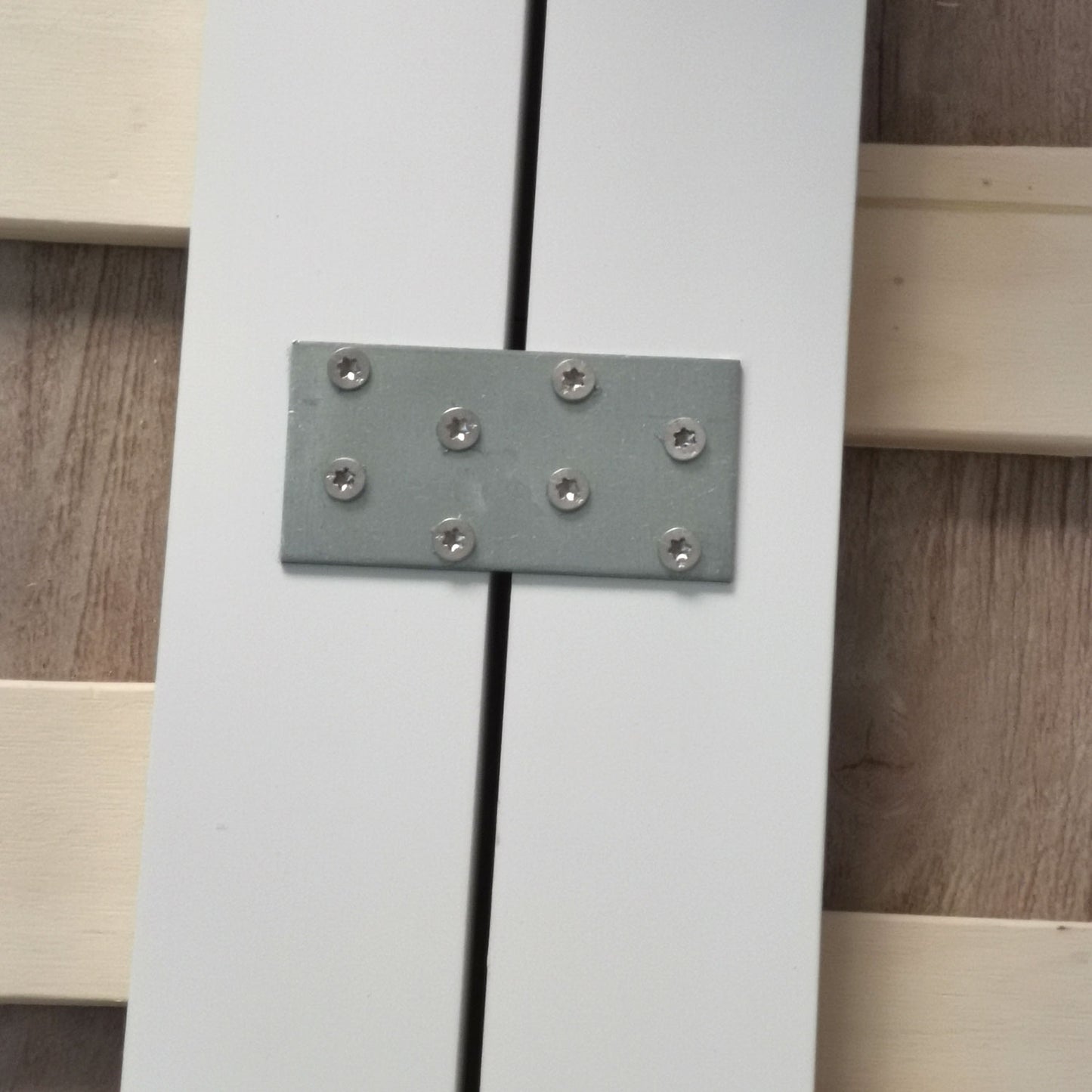 Familienbett 270x200 cm Weiss | Maxi Palettenbett XXL | mit Lattenrost | Holz | auch einzeln stellbar