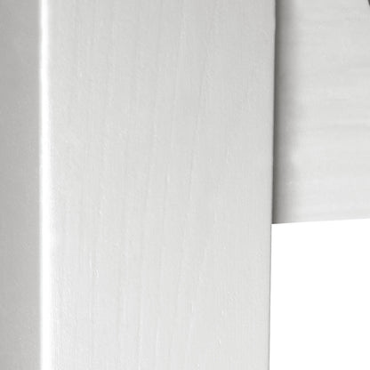 Familienbett 270x200 cm Weiss | Maxi Palettenbett XXL | mit Lattenrost | Holz | auch einzeln stellbar