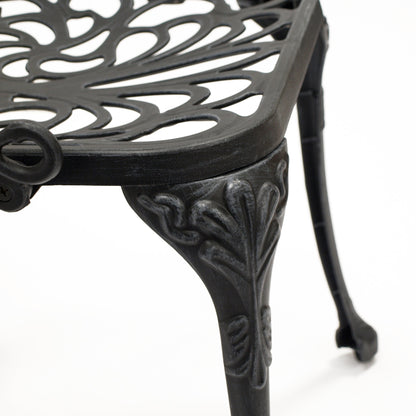 Gartensessel LUGANO Alu grau antik