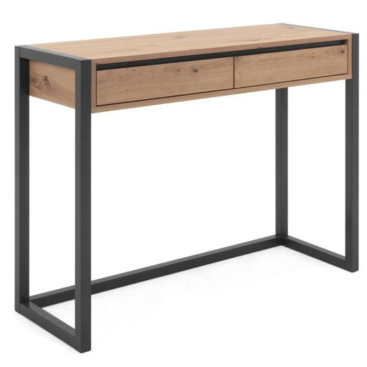 Table console table d'appoint table de couloir buffet en bois buffet 2 tiroirs