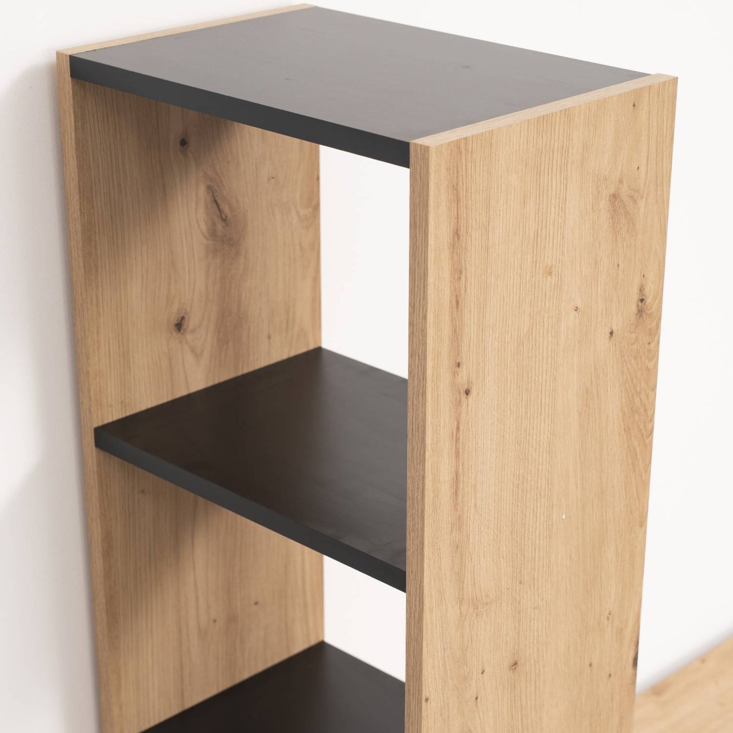 Wohnwand TV Schrank Schrankwand Holz Eiche Fernsehschrank