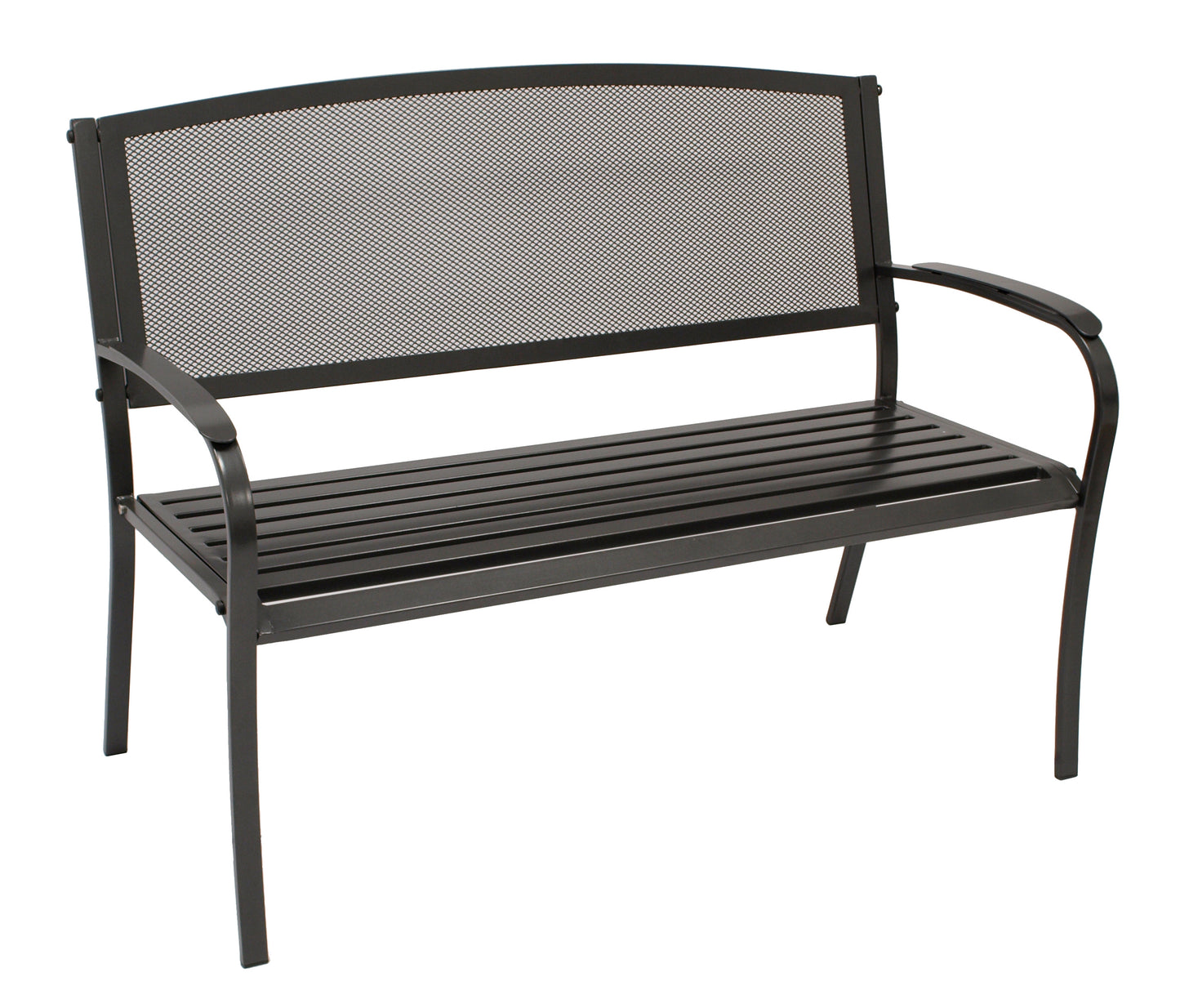 Gartenbank 2-Sitzer, COMO Streckmetall anthrazit