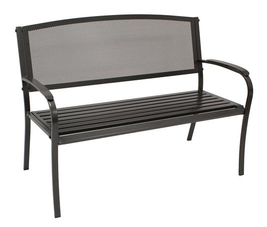 Gartenbank 2-Sitzer, COMO Streckmetall anthrazit