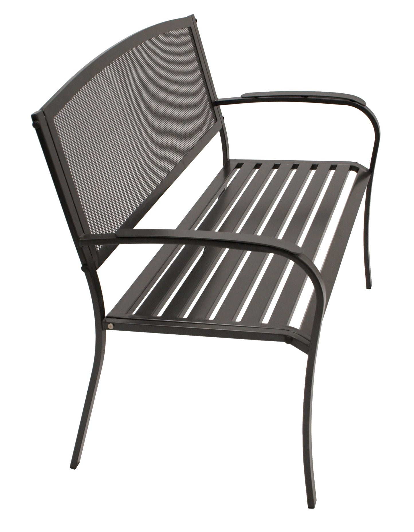 Gartenbank 2-Sitzer, COMO Streckmetall anthrazit