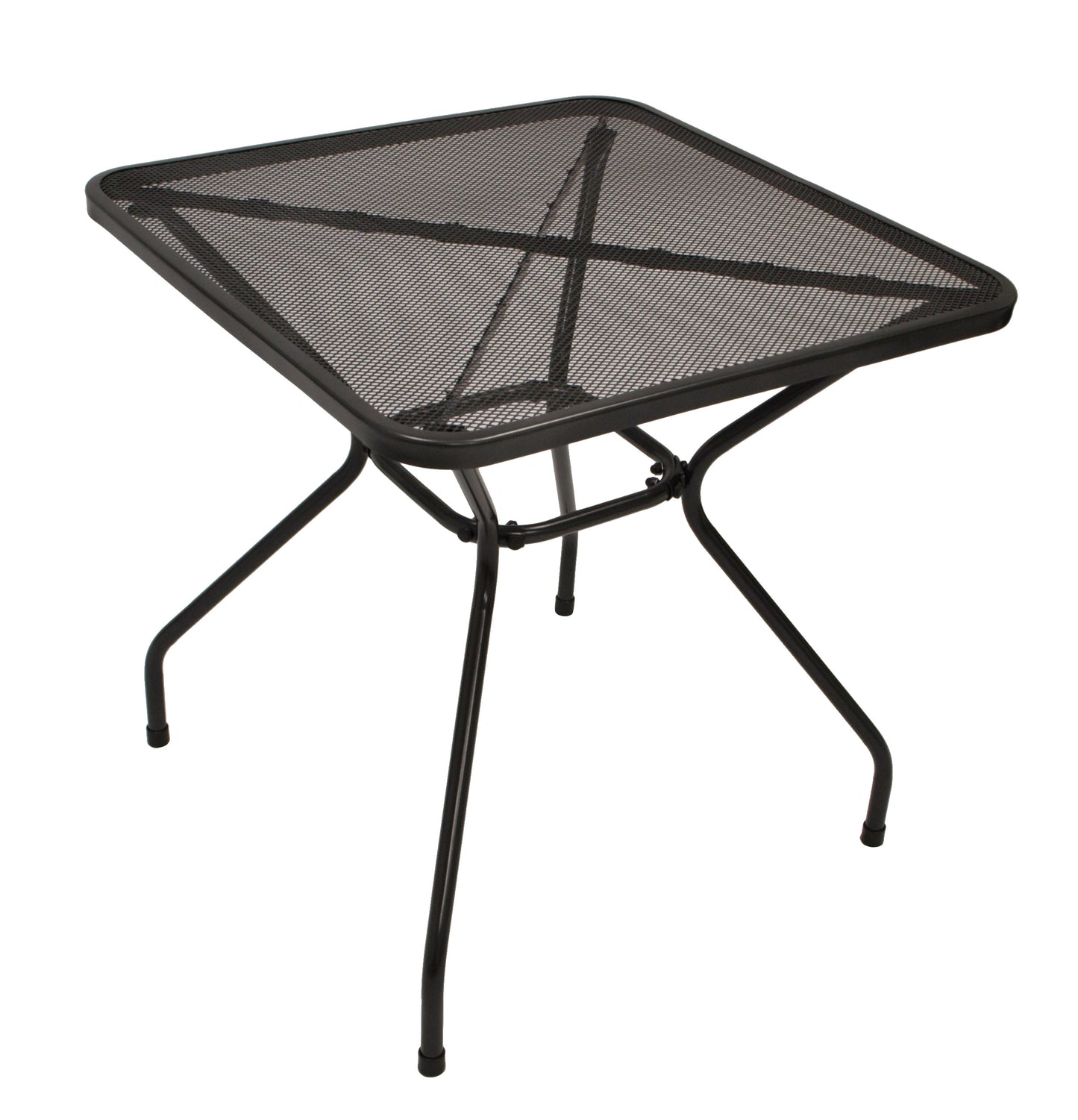 Ensemble de salon CLASSIC, 5 pièces, métal déployé anthracite (table 70x70cm)