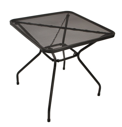 Ensemble de salon CLASSIC, 5 pièces, métal déployé anthracite (table 70x70cm)