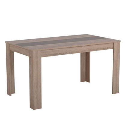 Esszimmertisch Holztisch 135x80 cm Massiv Braun - Palo24