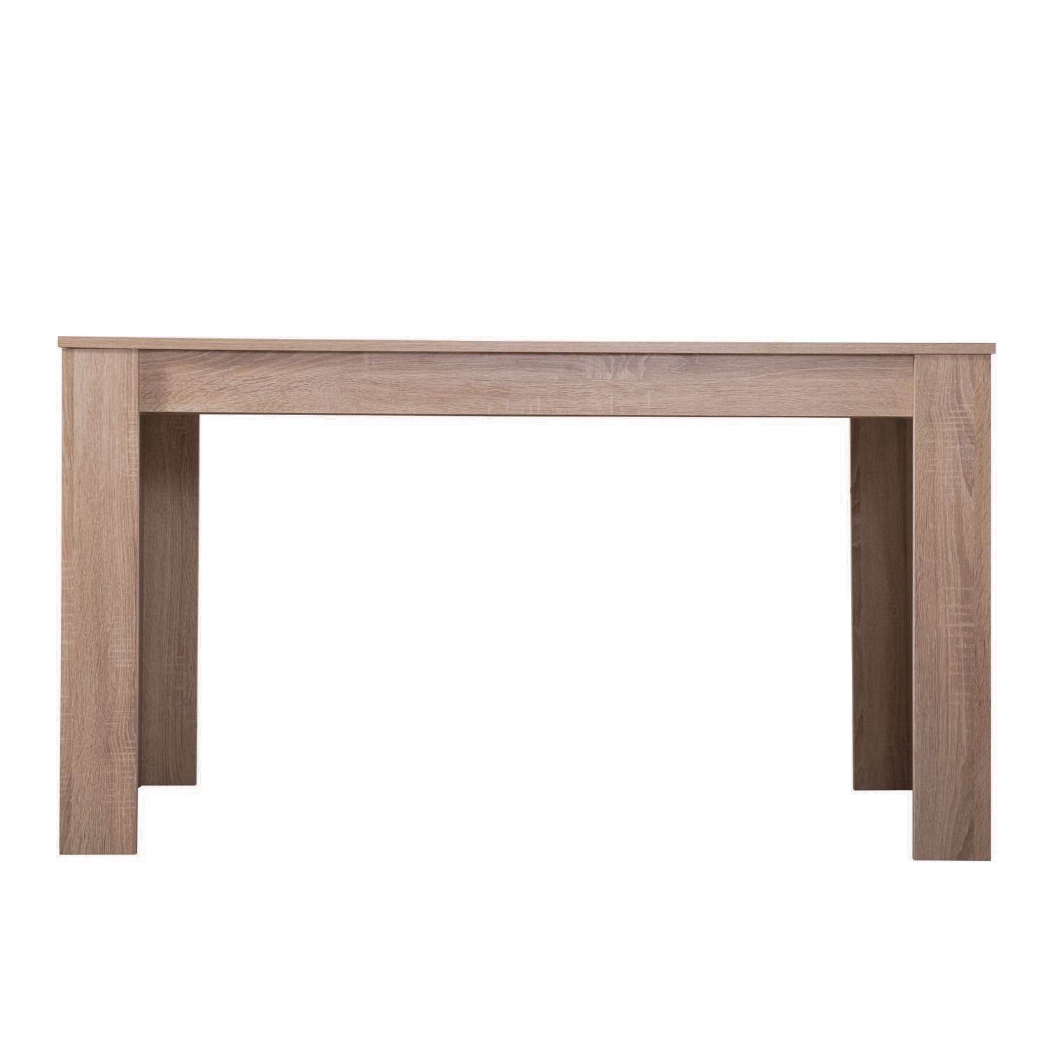 Esszimmertisch Holztisch 135x80 cm Massiv Braun - Palo24