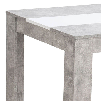 Esszimmertisch Holztisch 135x80 cm Massiv Grau - Palo24