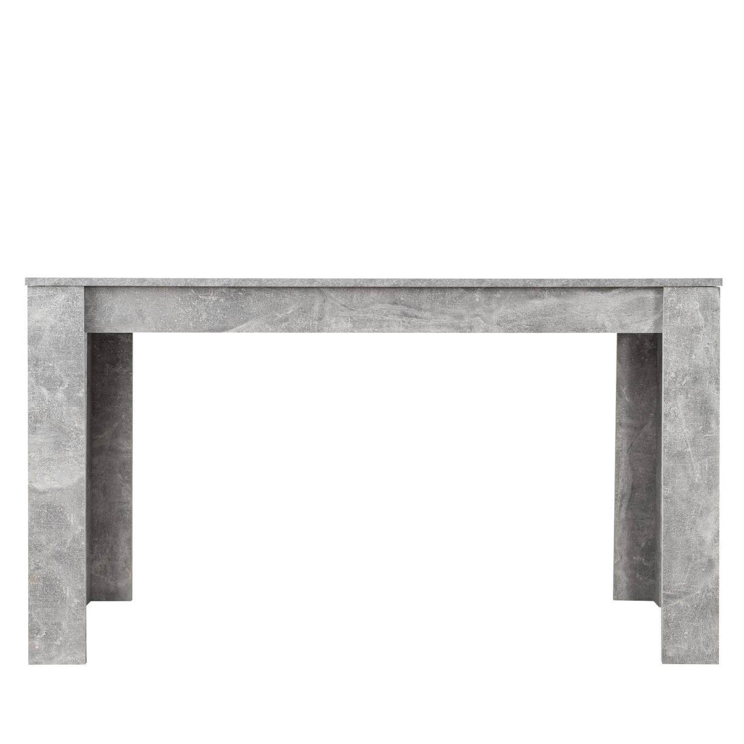 Esszimmertisch Holztisch 135x80 cm Massiv Grau - Palo24