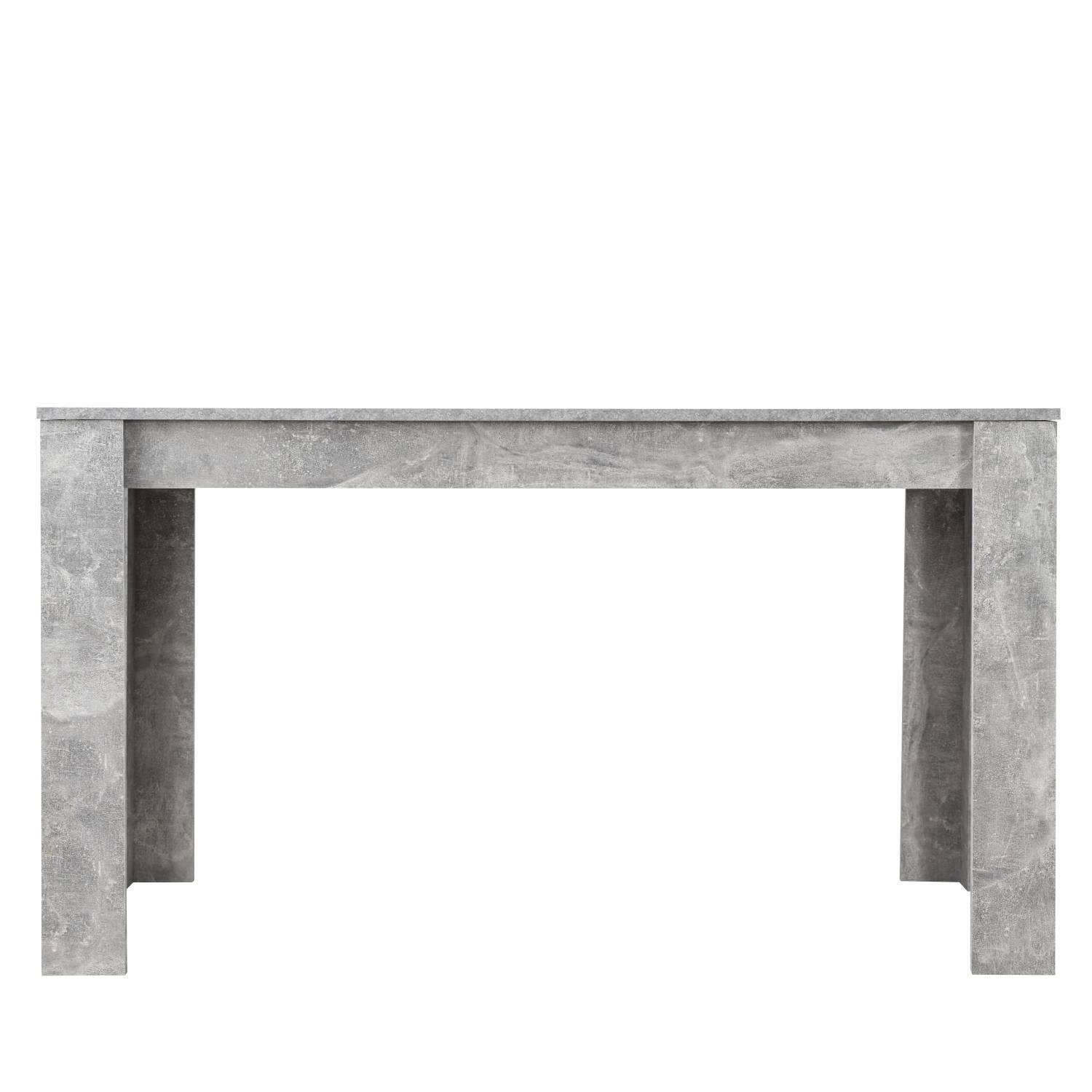 Esszimmertisch Holztisch 135x80 cm Massiv Grau - Palo24