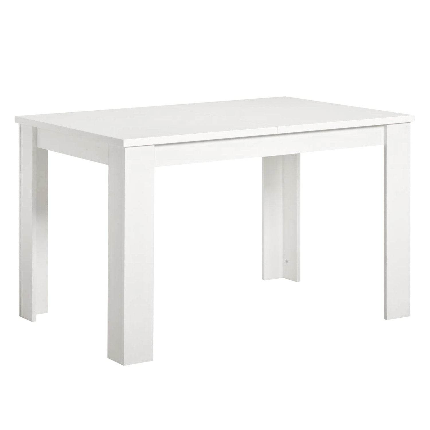 Esstisch mit 4 Stühlen Set Essgruppe Samt Grau Holz Weiss 120x80 cm Massiv - Palo24