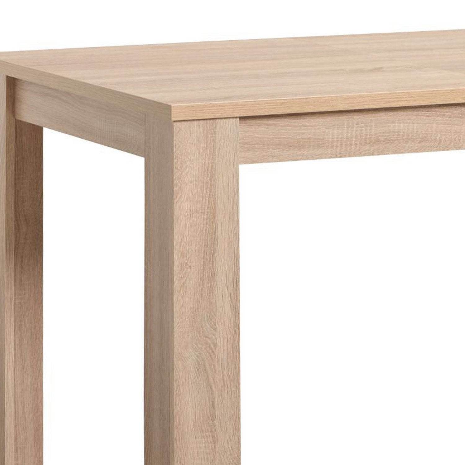 Esstisch mit 4 Stühlen Set 120x80 cm Samt Natur Creme - Palo24