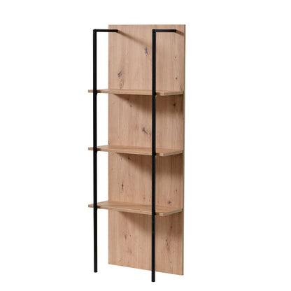 Wohnwand Schrankwand Anbauwand Wohnzimmer-Set 3 tlg. Modern Eiche Holz Industrial Style