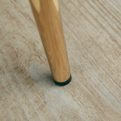 Esstisch mit 4 Stühlen Set 120x80 cm Samt Natur Creme - Palo24