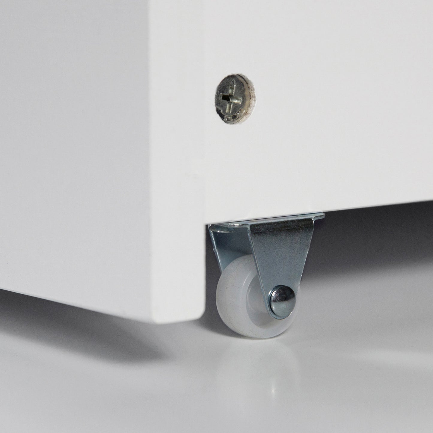 Palettenbett 90x200 cm Weiss | Einzelbett mit Bettkästen | mit Lattenrost | Holz | Kind Jugend Gast