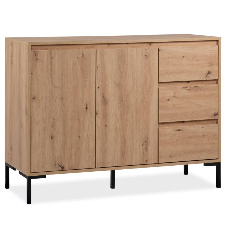 Kommode Sideboard Holz Eiche Anrichte Industrial Look