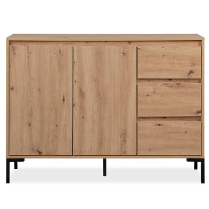 Kommode Sideboard Holz Eiche Anrichte Industrial Look