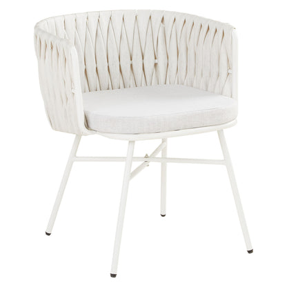 Mobili da balcone Poly Rattan Bianco Salotto da giardino Mobili da giardino rotondi in rattan 