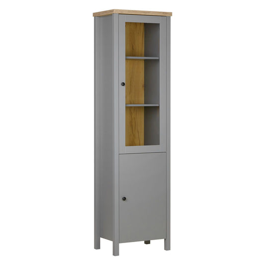 Vitrine Highboard Grau