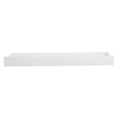 Schublade Bett Bettkasten Auszug Aufbewahrung mit Rollen Holz Weiss Schubkasten