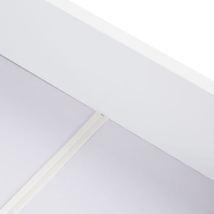 Schublade Bett Bettkasten Auszug Aufbewahrung mit Rollen Holz Weiss Schubkasten