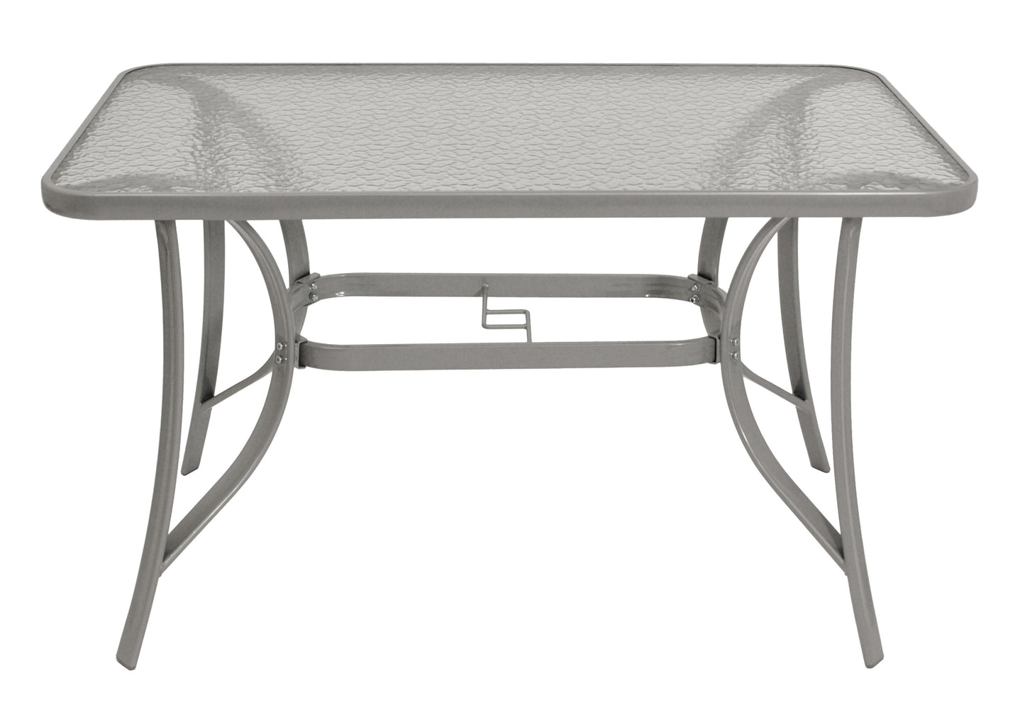 Set di sedute PINO 4 pezzi, metallo + tessuto sintetico nero