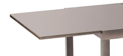 Tavolo allungabile SORRENTO 200/300x110cm, alluminio grafite + vetro
