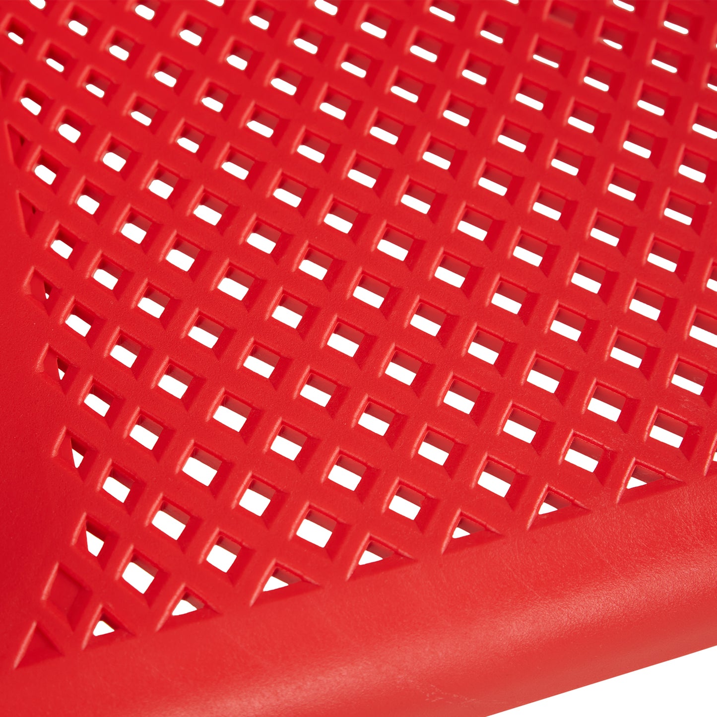 Gartenstuhl mit Armlehnen 2er Set Gartensessel Rot Kunststoff Stapelstühle