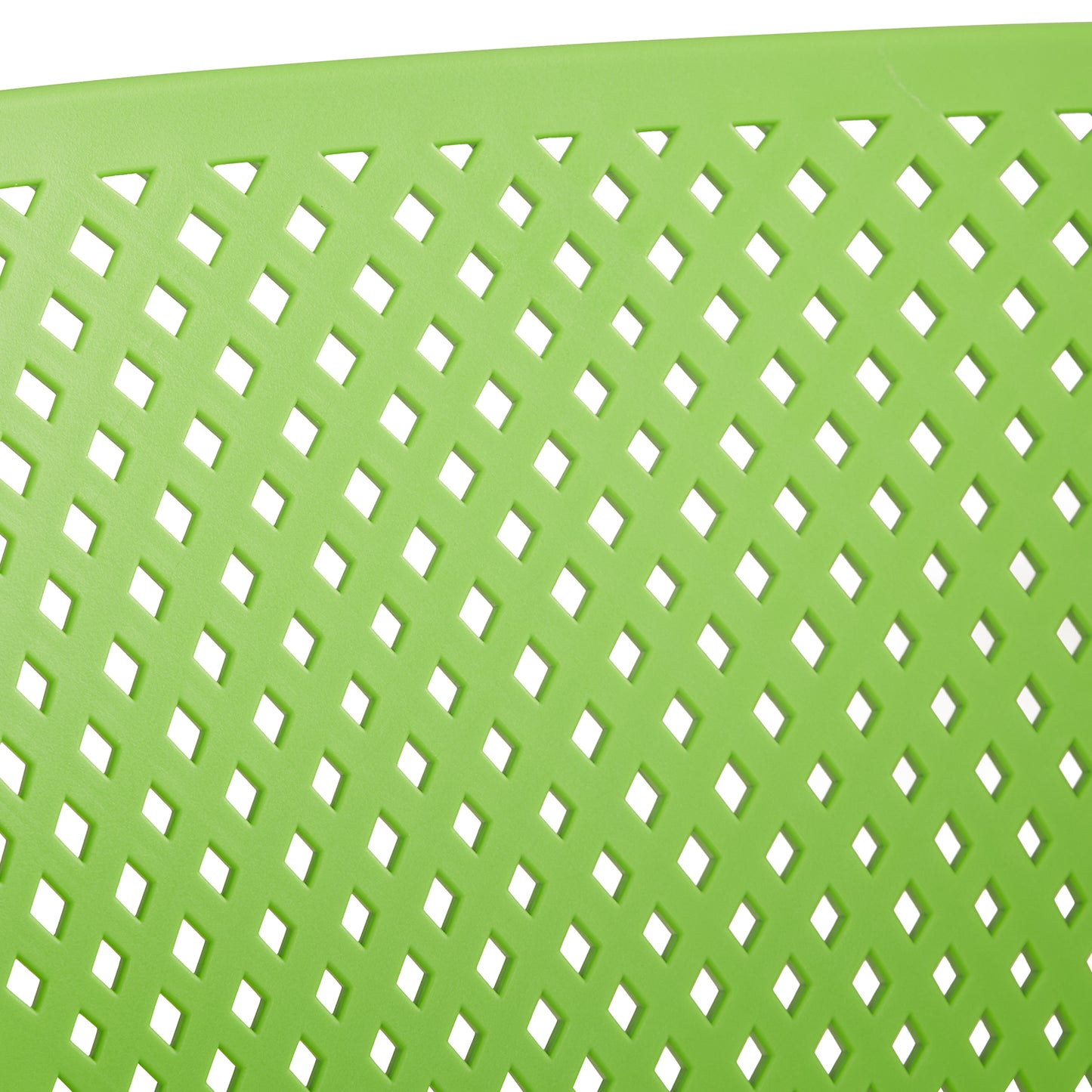 Gartenstuhl mit Armlehnen 2er Set Gartensessel Grün Kunststoff Stapelstühle